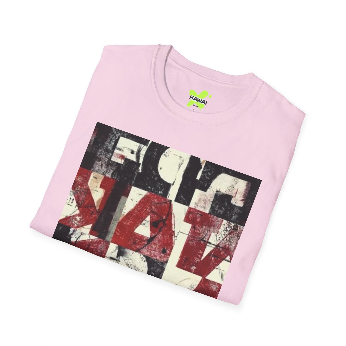 Artistic Unisex Softstyle T-Shirt - Modern Abstract Design