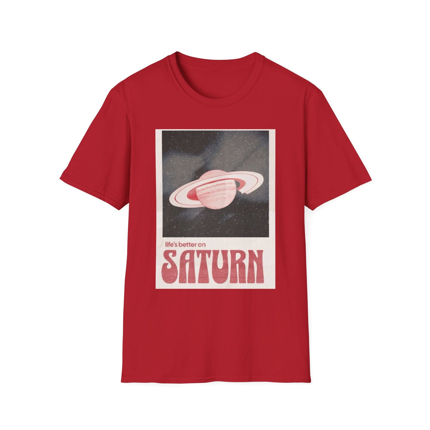 Vintage Saturn Graphic T-Shirt, Retro Space Tee, Unisex Casual Wear, Planet Lovers Gift, Cool Astronomy Shirt