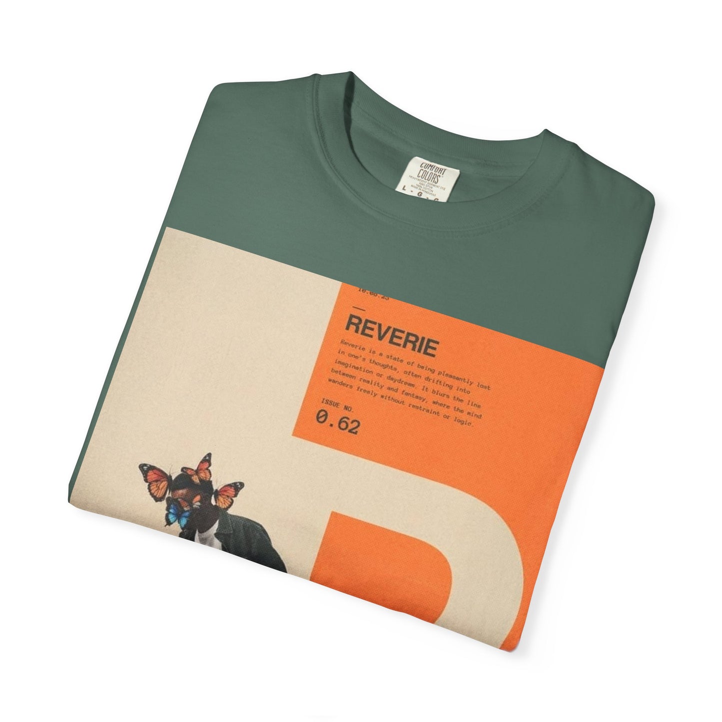 Reverie Skateboard Graphic T‑Shirt — Vintage R Letter Streetwear Tee