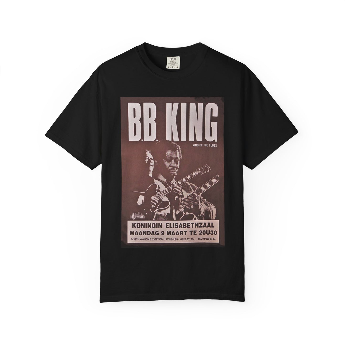 BB King Tribute Unisex Garment-Dyed T-Shirt - King of the Blues Graphic Tee
