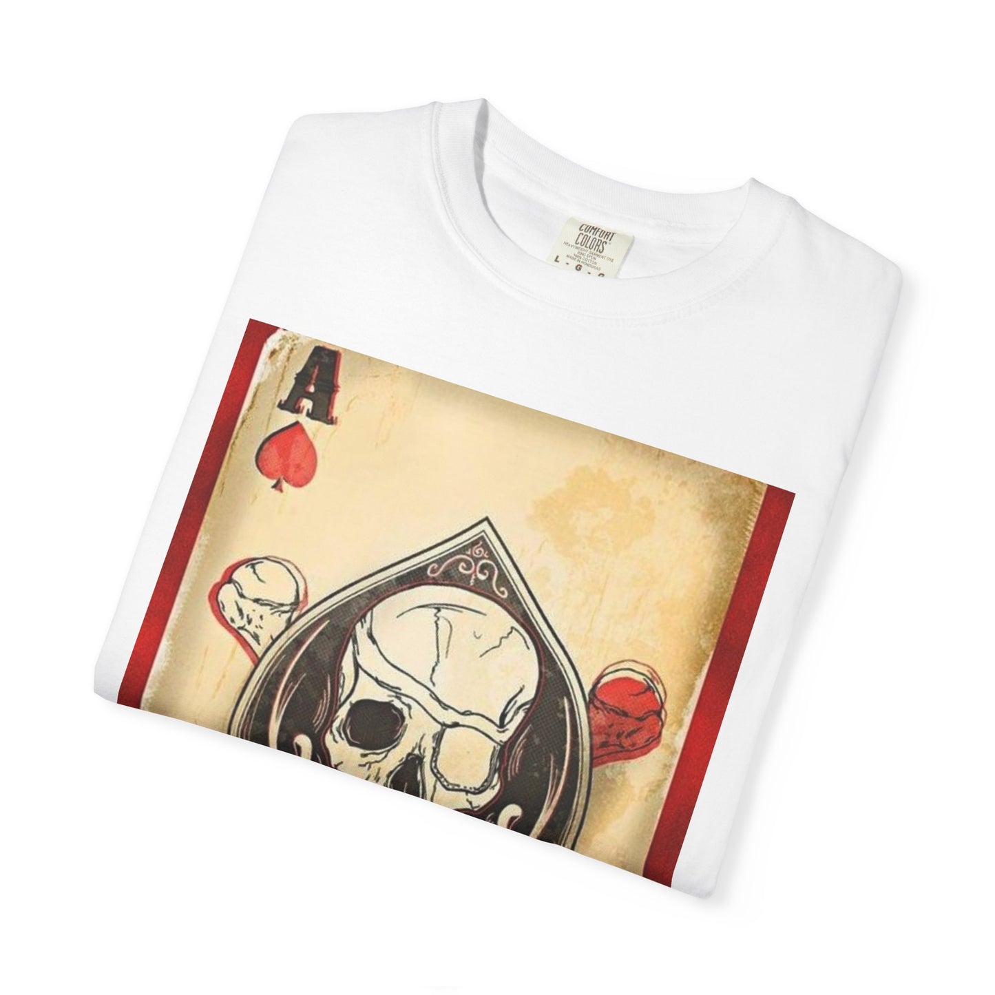 Vintage Skull & Ace of Spades Unisex T-Shirt - Perfect for Gamers and Rock Fans