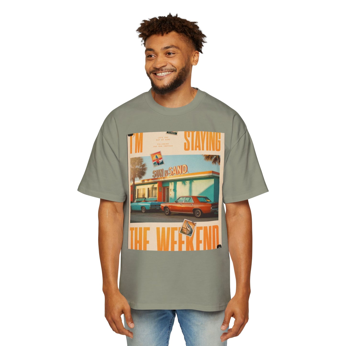 Weekend Vibes Tee — "I'm Staying the Weekend" Retro Diner Graphic T-Shirt