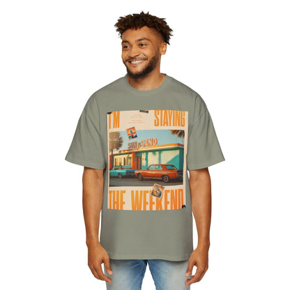 Weekend Vibes Tee — "I'm Staying the Weekend" Retro Diner Graphic T-Shirt
