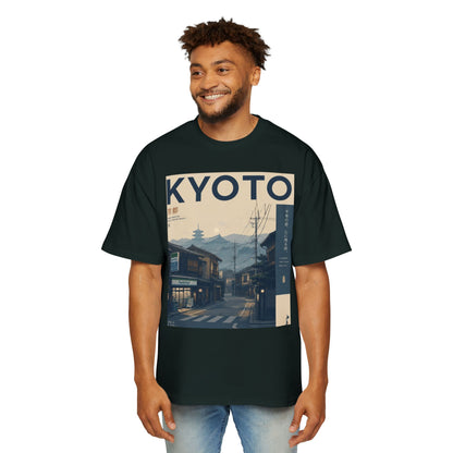 Kyoto Vintage Travel Tee — Japanese Street Scene Graphic T-Shirt