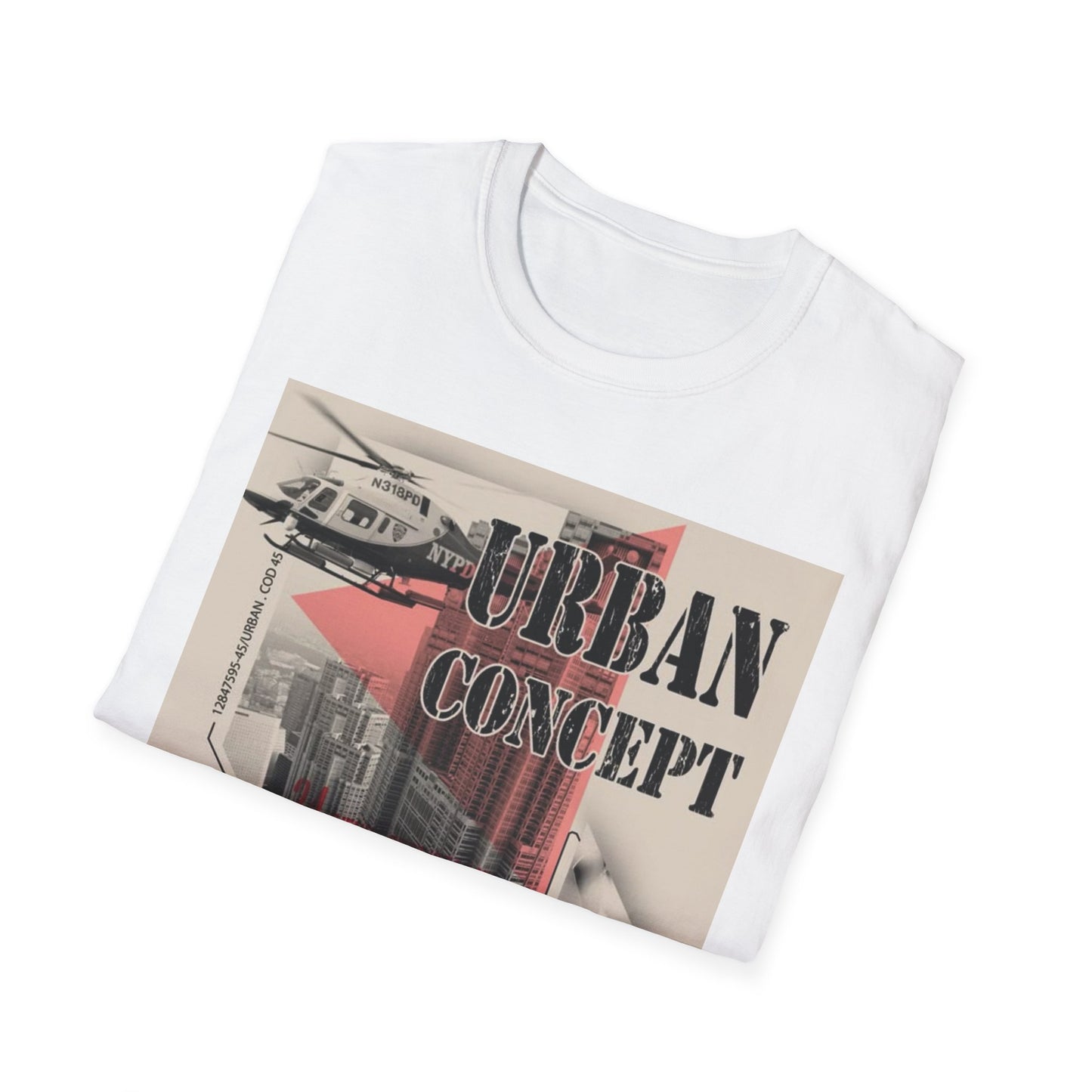 Urban Concept Unisex T-Shirt, Streetwear Tee, Graphic Tee, Casual Fashion, Gift for Him/Her, Trendy Urban Wear