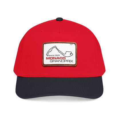 Monaco Grand Prix Leather Patch Baseball Cap