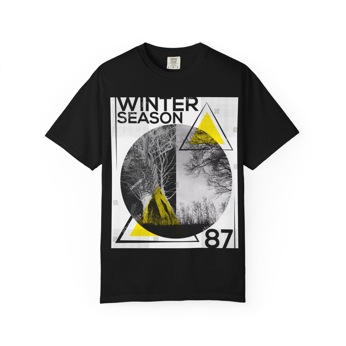Winter Season Graphic T-shirt, Unisex Tee for Fashion Lovers, Cool Casual Wear, Winter Apparel, Unique Gift for Him/Her