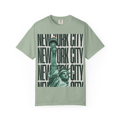 New York City Statue of Liberty Graphic T-Shirt — Retro Urban Travel Tee