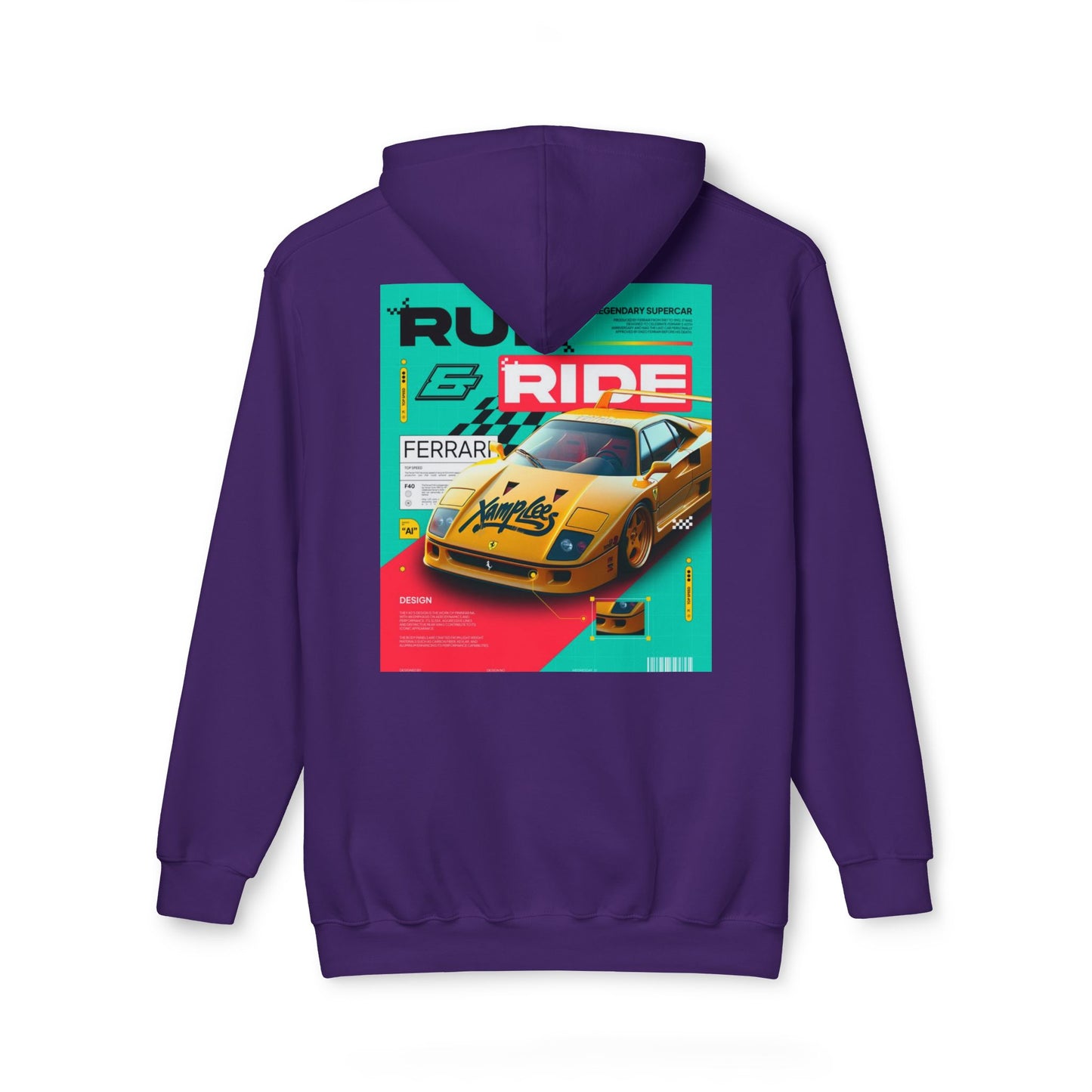 Unisex Hooded Sweatshirt, Made in US