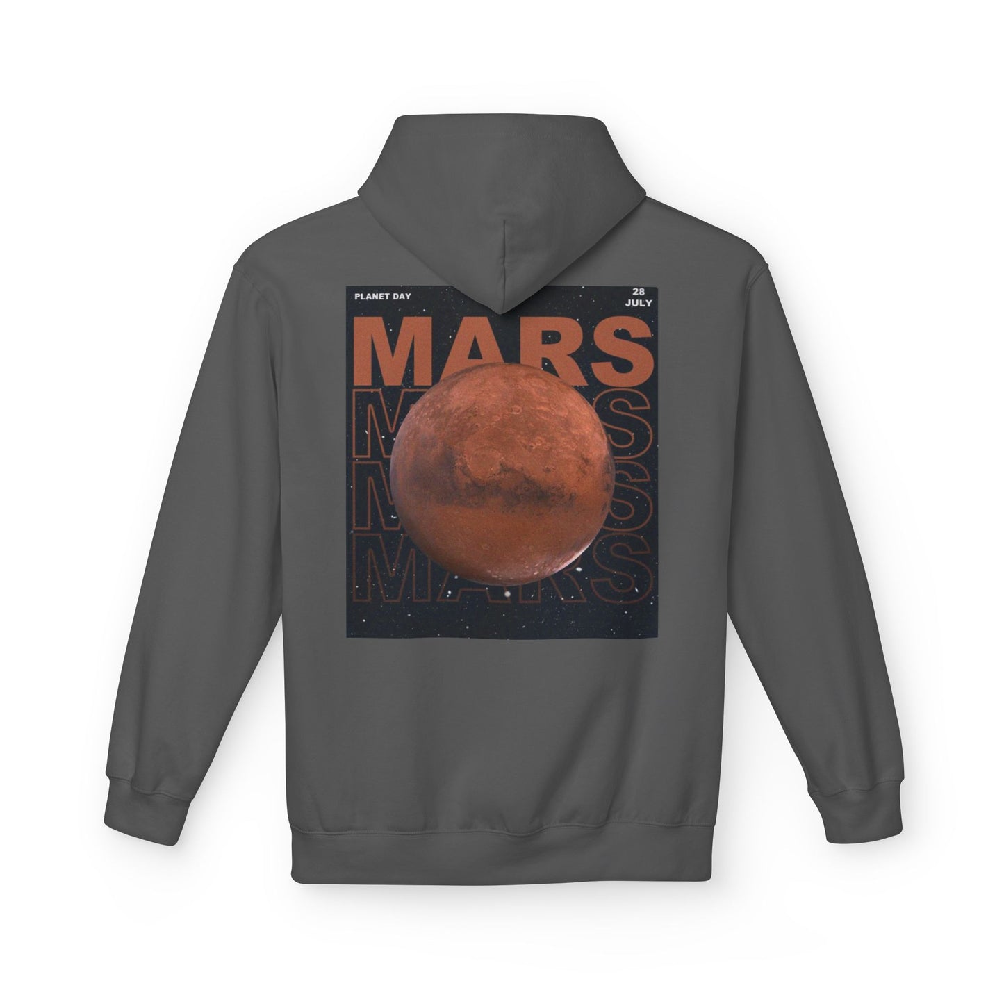 Mars Day Unisex Fleece Hoodie - Space Adventure Apparel