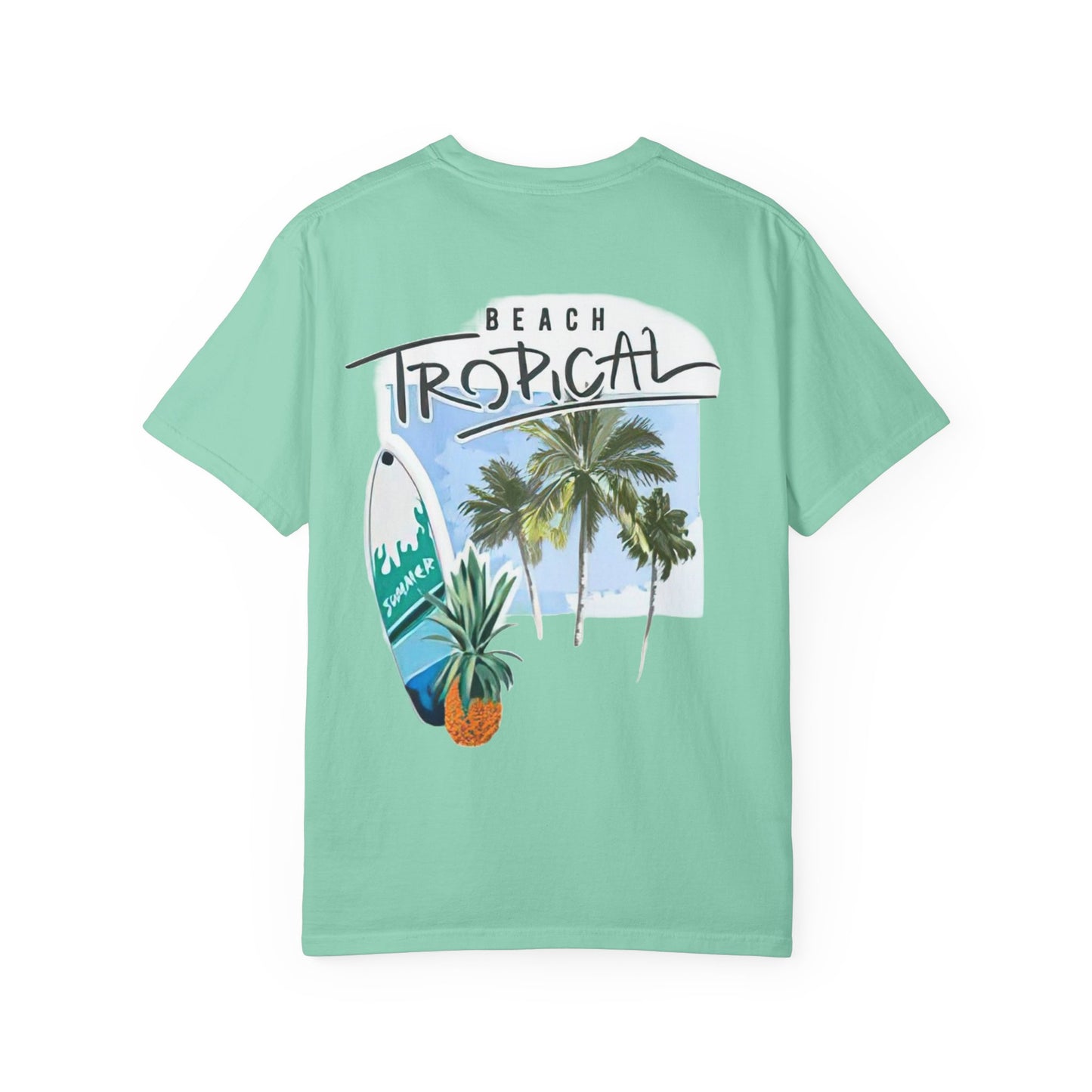 Tropical Graphic Tee, Unisex Beach Shirt, Summer Shirt, Vacation Wear, Casual Essentials, Gift for Beach Lovers
