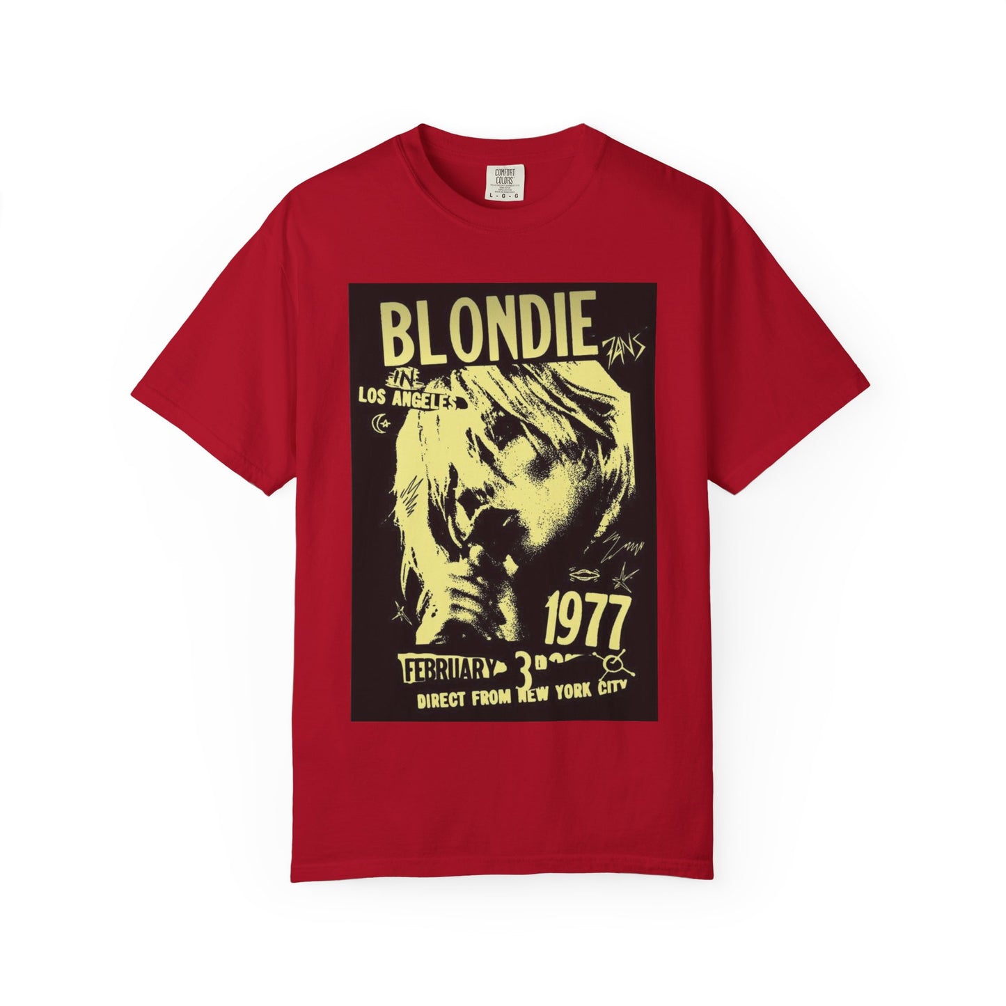 Vintage Blondie Concert T-Shirt - Unisex Garment-Dyed Tee