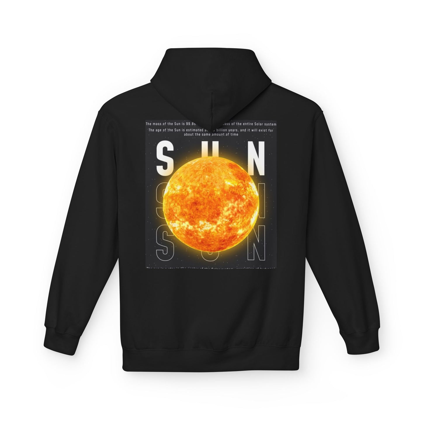Vibrant Sun Graphic Hoodie, Unisex Fleece Sweatshirt, Cozy Daywear, Perfect Gift for Summer Lovers, Graphic Apparel for Casual Outings