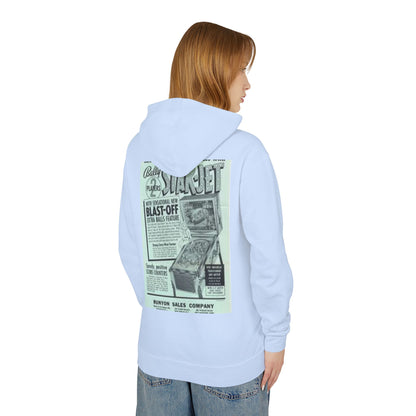 Retro Arcade Inspired Lightweight Hoodie - Perfect for Gamers & Nostalgic Fans