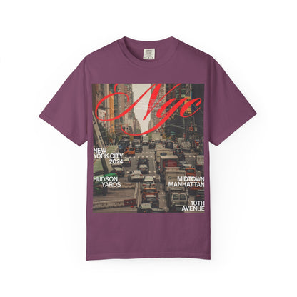 NYC Traffic Photo Tee — Midtown Manhattan Hudson Yards Graphic T-Shirt