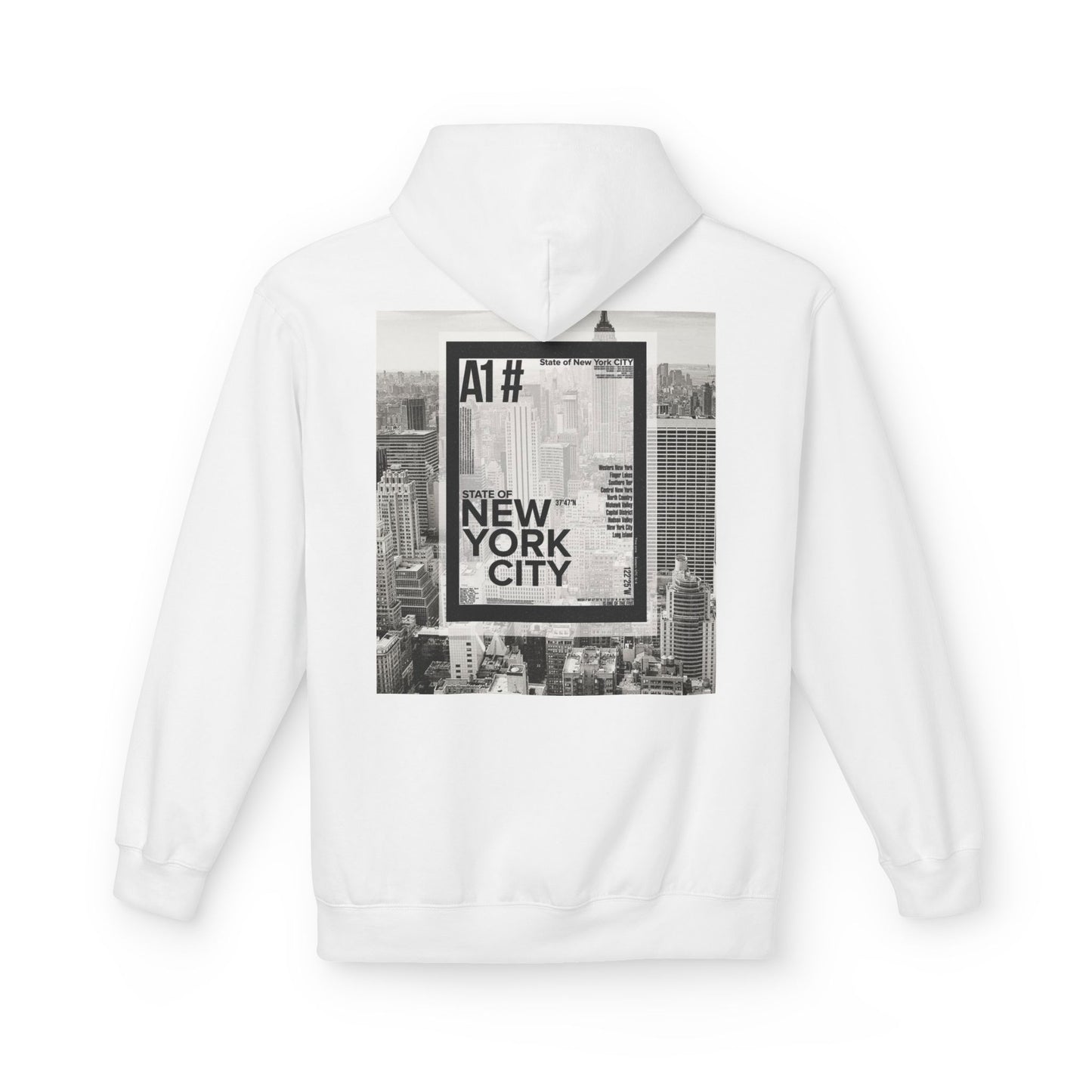 Happy Vibes Unisex Fleece Hoodie - Smiley Face Design