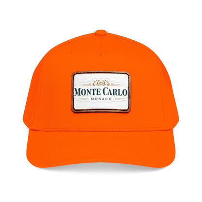 Monte Carlo Leather Patch Baseball Cap