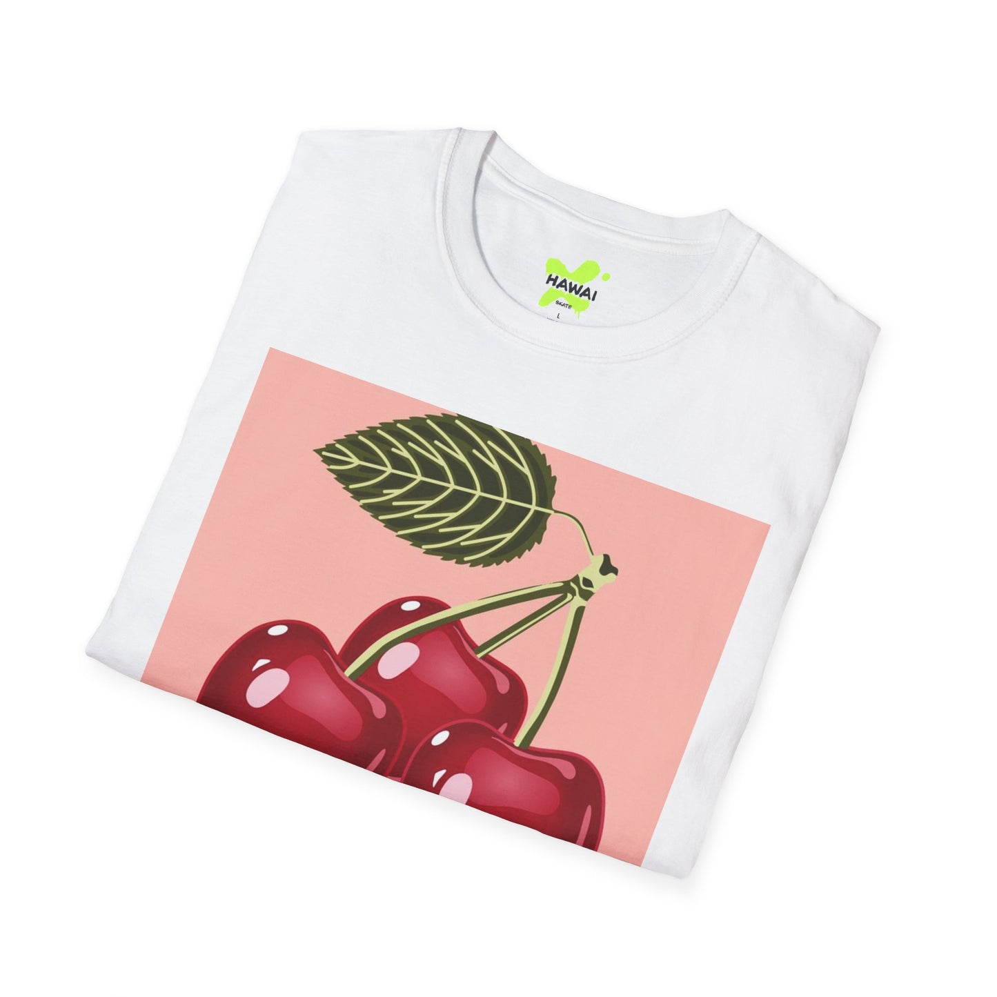 Retro Cherry Graphic T-Shirt for Fruit Lovers