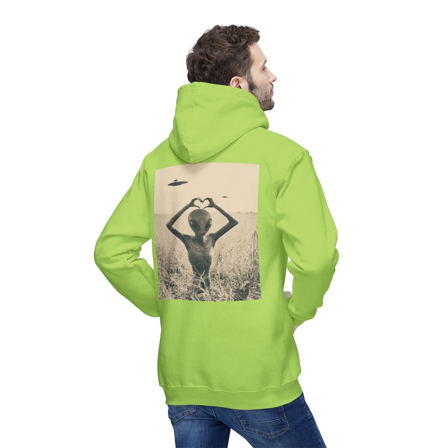 Unisex Hooded Sweatshirt, Made in US