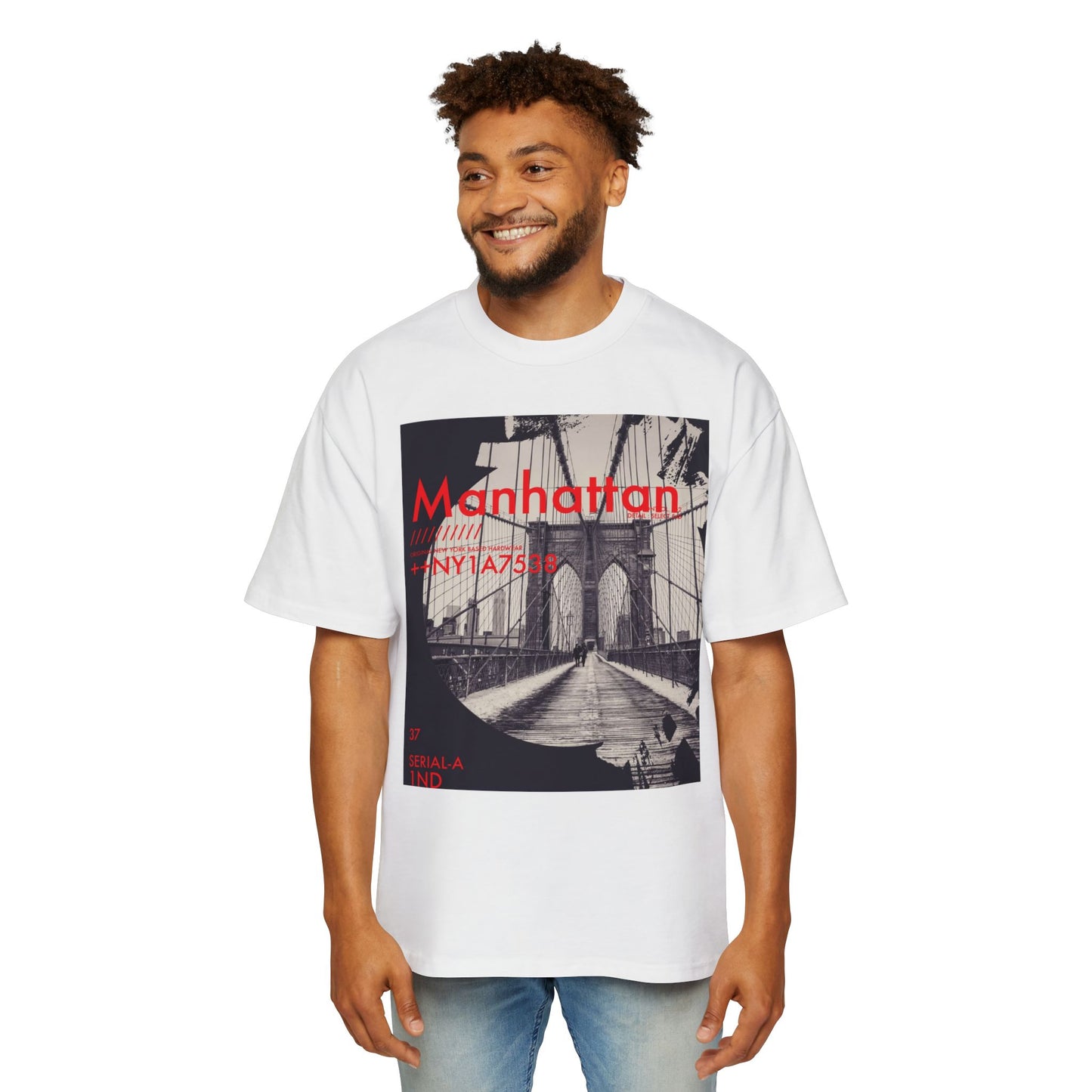 Manhattan Bridge Graphic Tee — Vintage NYC Photo Print