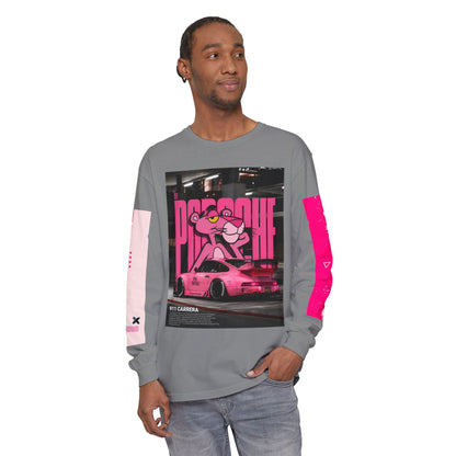 Pink Panther Porsche Long Sleeve T-Shirt