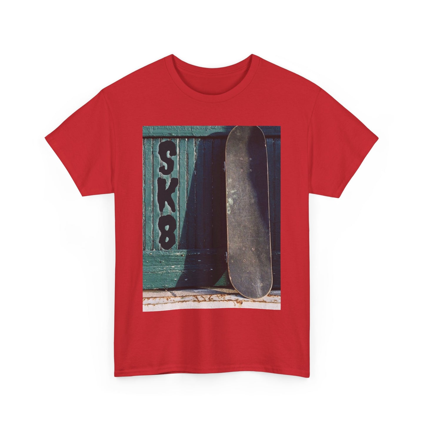 Skateboarding Vibes Unisex Heavy Cotton Tee - Perfect Gift for Skaters