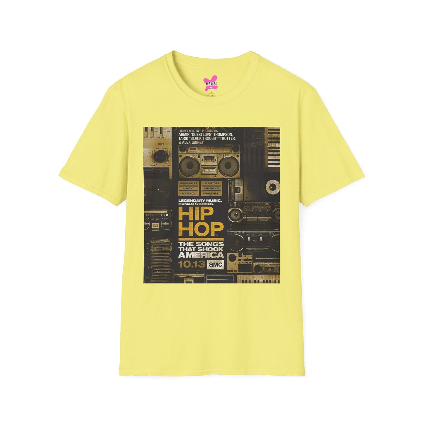 Hip Hop Vibes Unisex T-Shirt, Retro Music Tee, Gift for Music Lovers, Streetwear Style, Festival Shirt, Unisex Graphic Tee