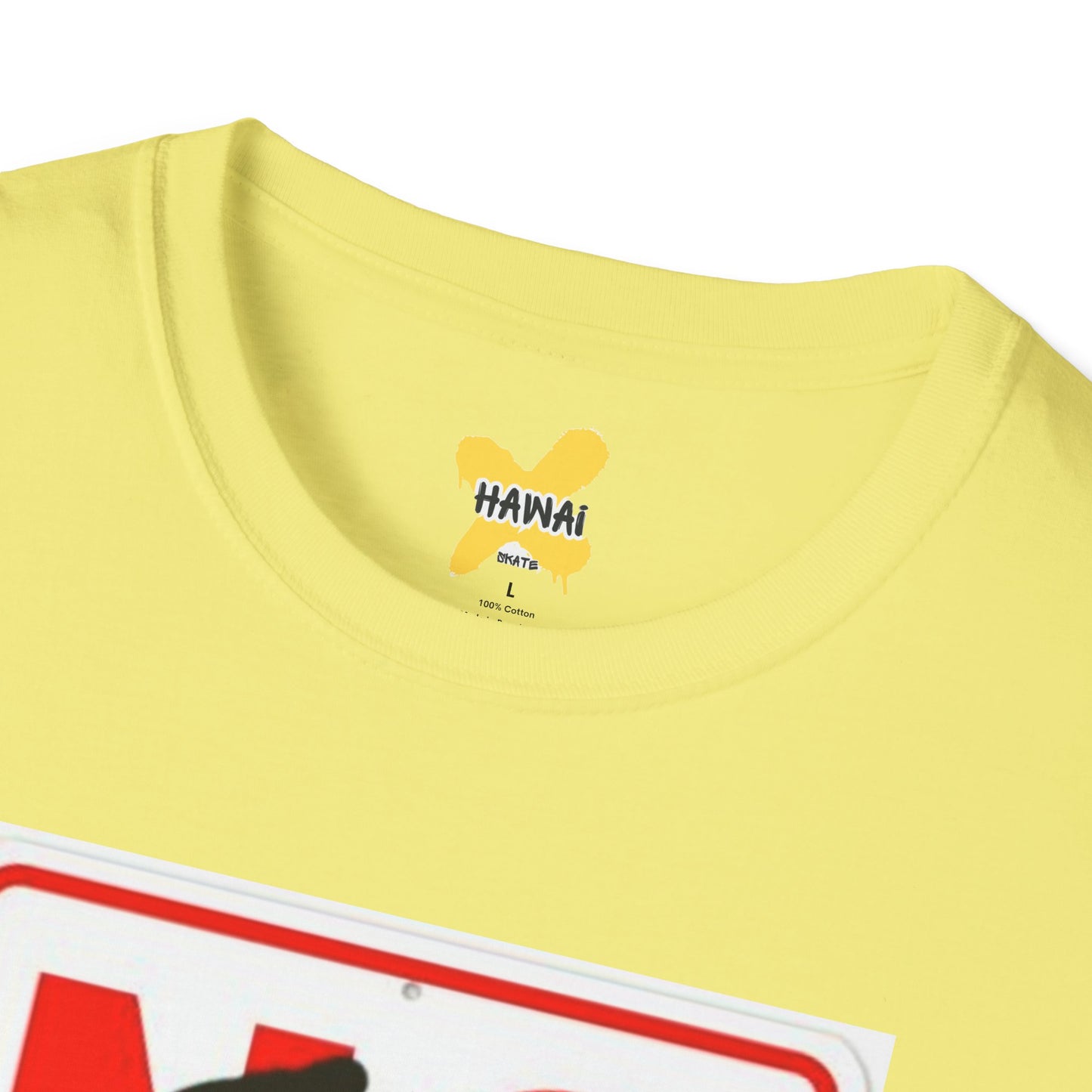 No Skateboarding Funny Unisex T-Shirt - City Police Sign Design