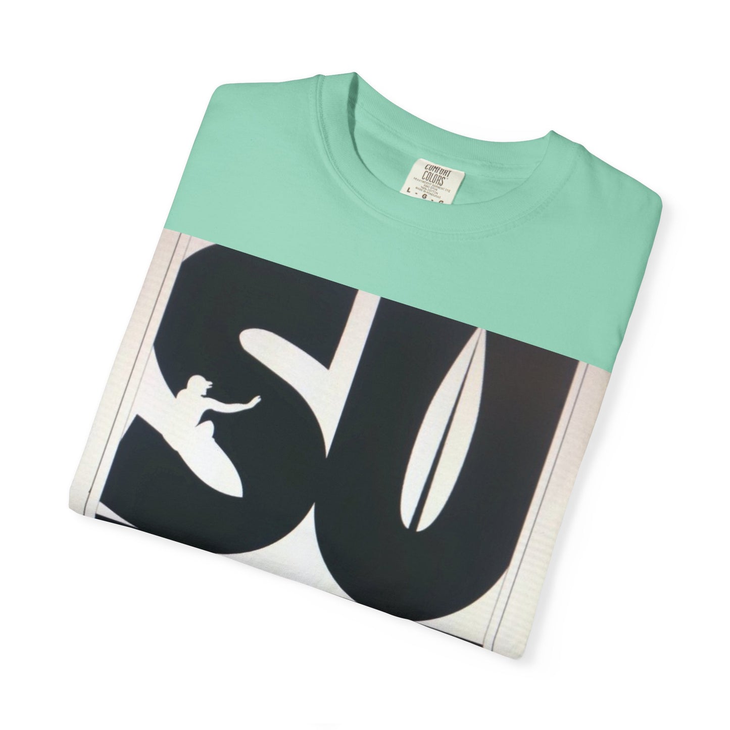 Surf Inspired Unisex Garment-Dyed T-Shirt, Beachwear, Casual Summer Tee, Surfing Gift, Trendy Streetwear, Comfortable Lifestyle Top