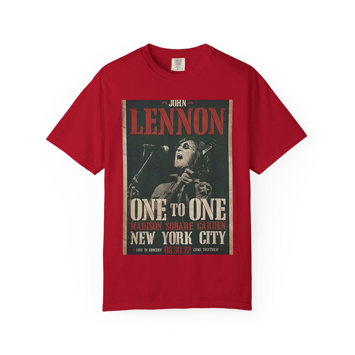 Vintage John Lennon Concert T-Shirt -  One to One, New York City
