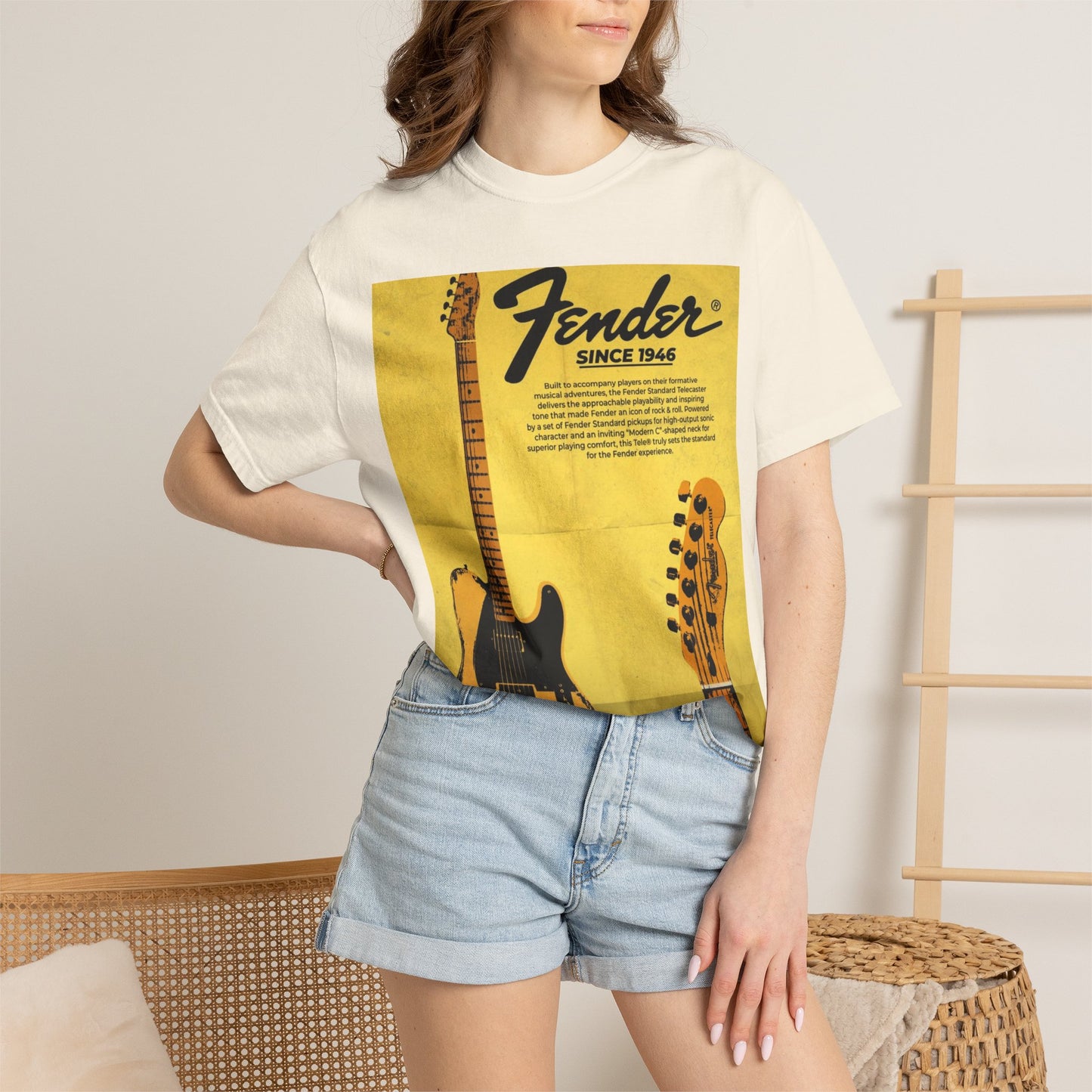 Fender Vintage Guitar T-Shirt — Since 1946 Graphic Tee