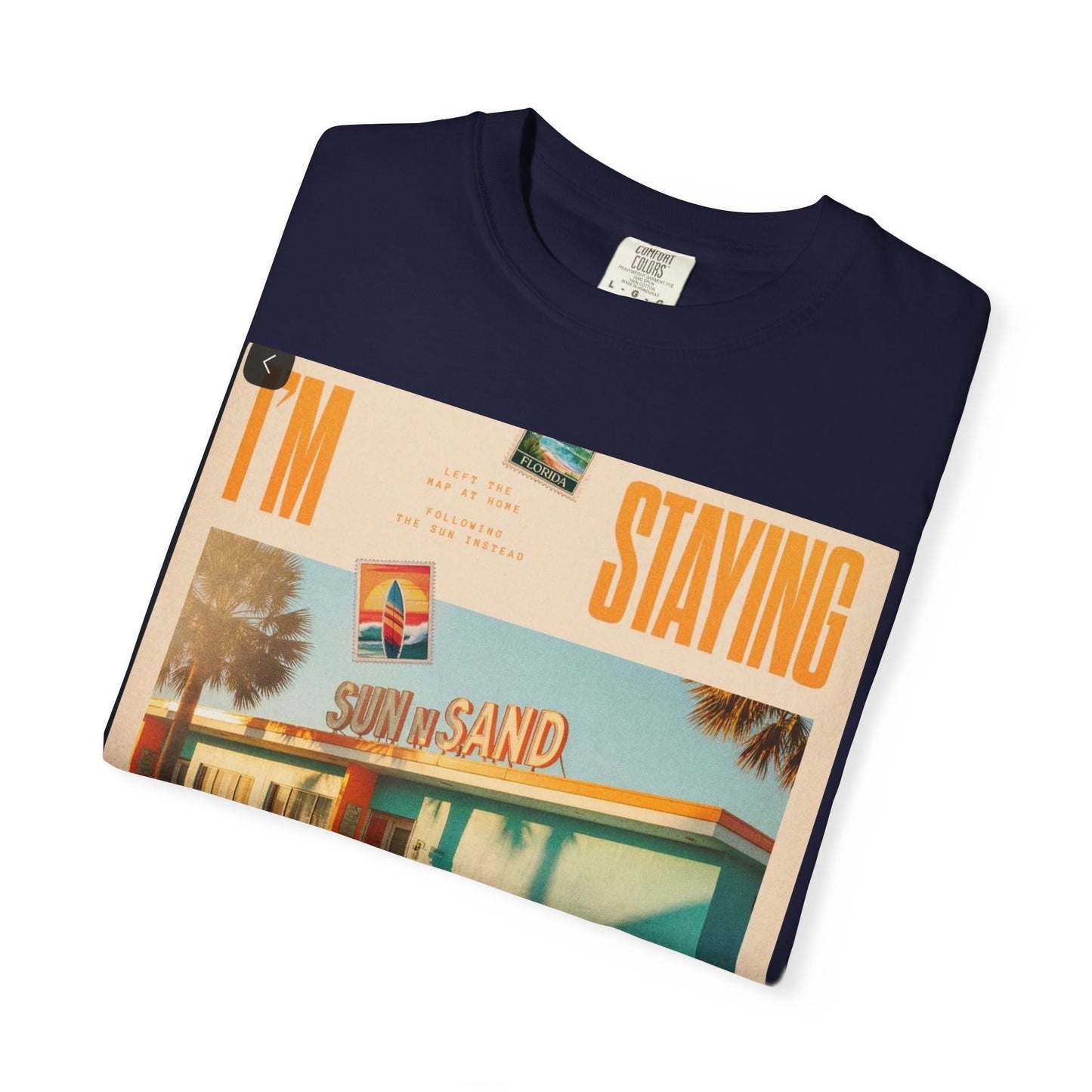 Weekend Staycation Vintage T-Shirt — "I'm Staying the Weekend" Retro Diner Design