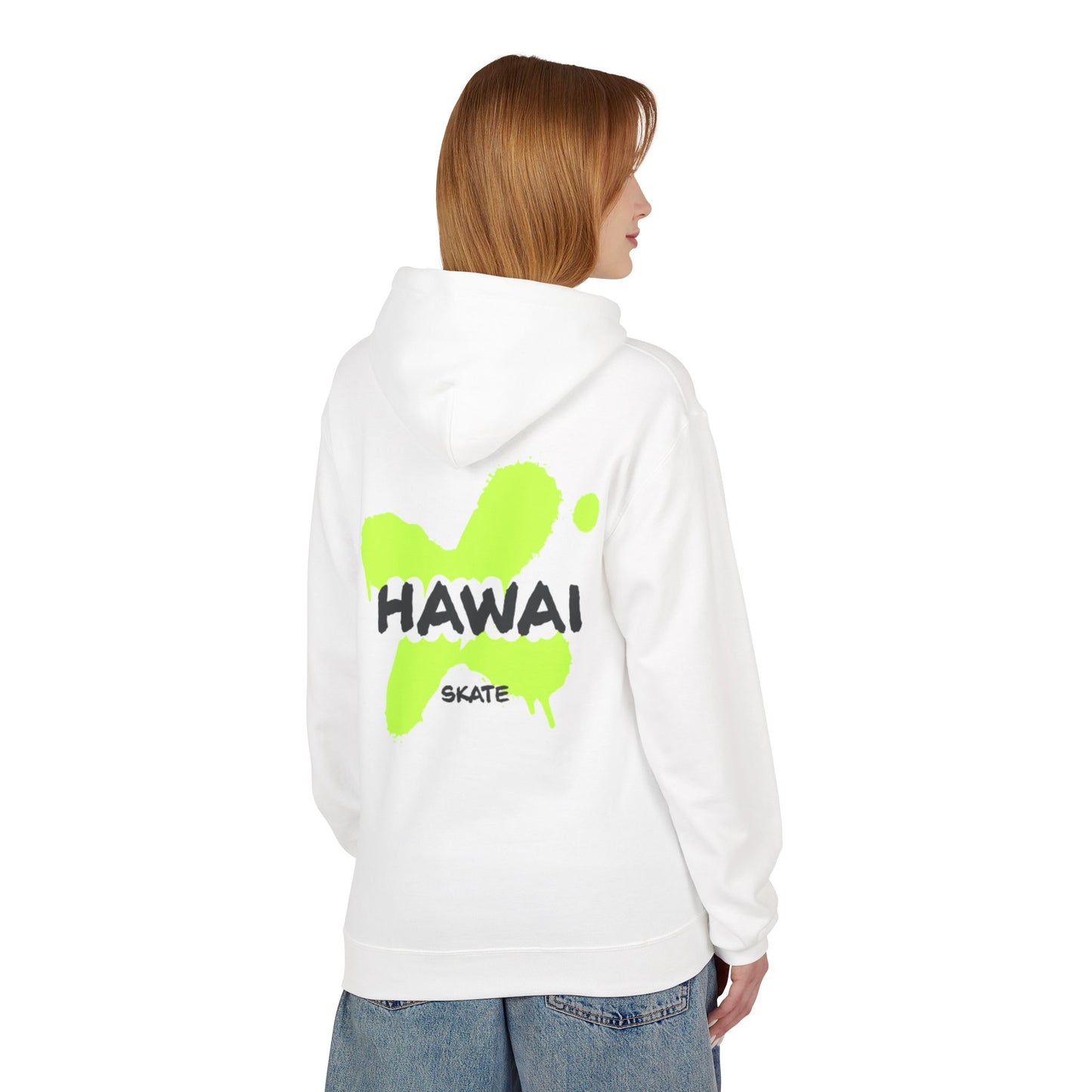 Hawaii Skate Unisex Midweight Hoodie - Softstyle Fleece for Comfort and Style