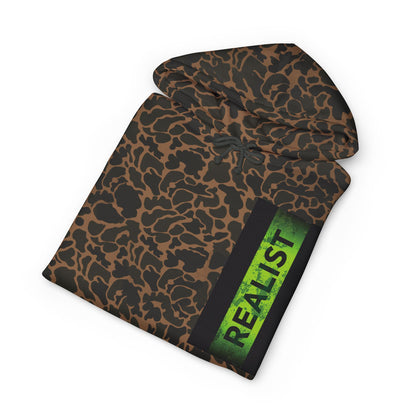 Realist Ghost Hoodie — Neon Yellow Graphic Pullover