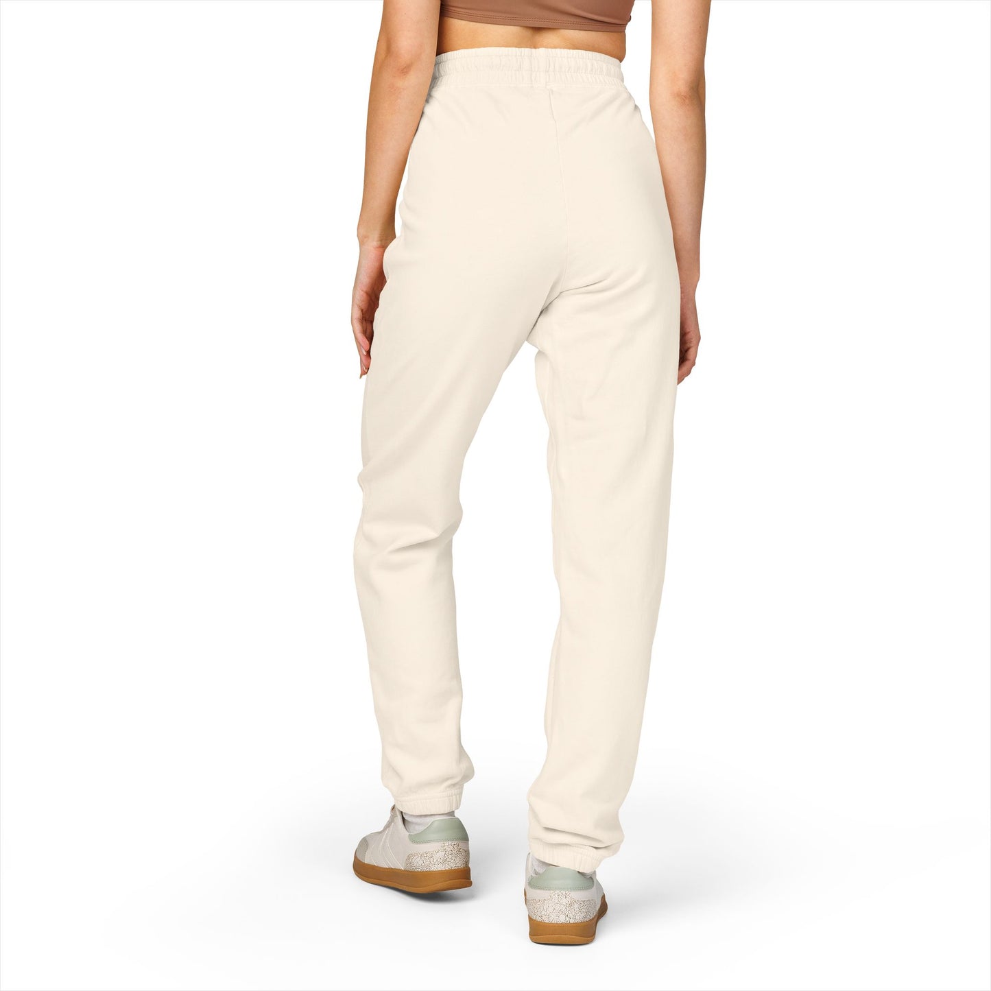 Graphic Sweatpants — Yellow Block 'BEAT' Streetwear Joggers