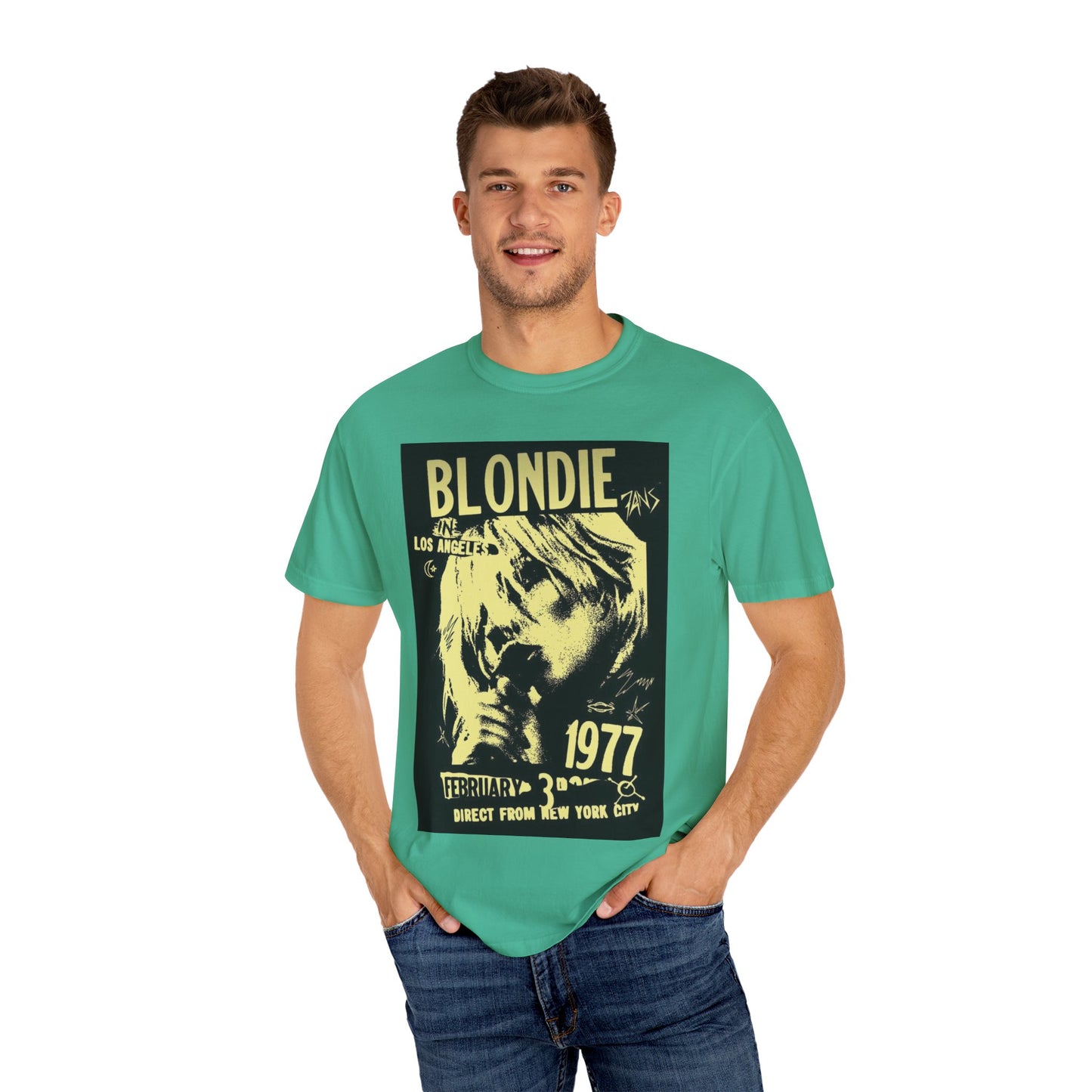 Vintage Blondie Concert T-Shirt - Unisex Garment-Dyed Tee