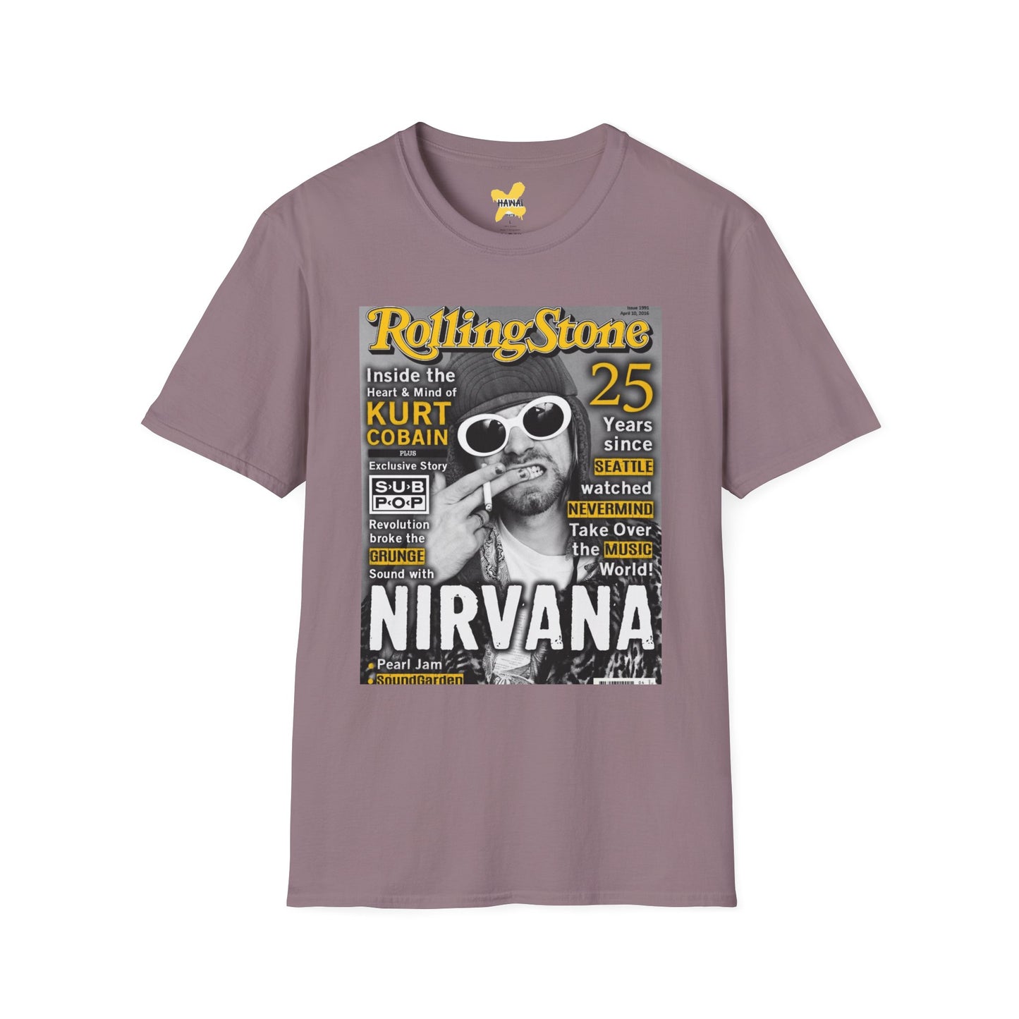 Nirvana Vintage Rolling Stone Unisex T-Shirt