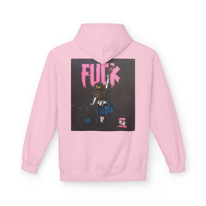 Street Art Inspired Unisex Fleece Hoodie - Bold Design for Creative Souls