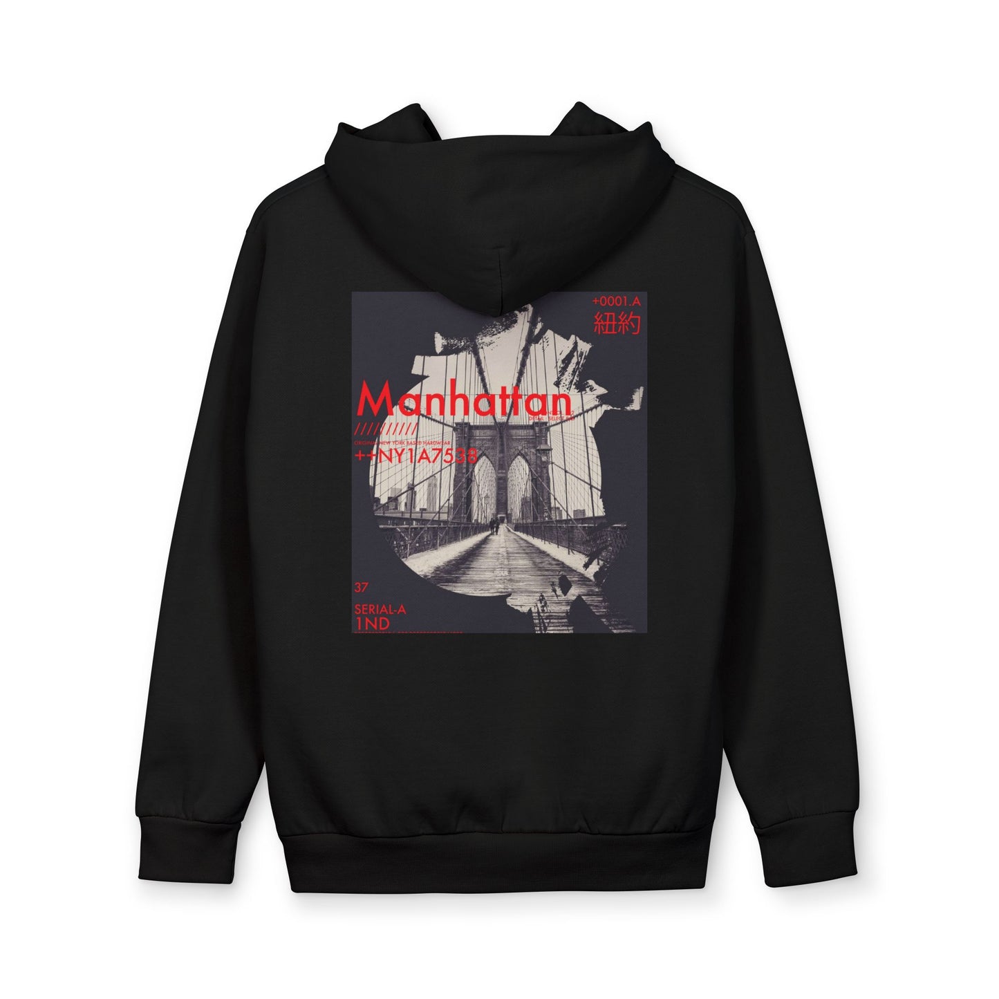 Manhattan Vintage Bridge Hoodie — Retro NYC Pullover