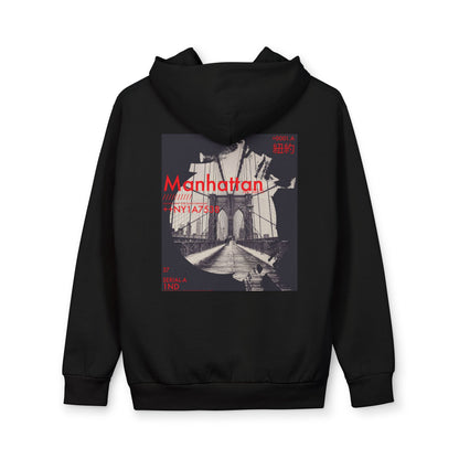 Manhattan Vintage Bridge Hoodie — Retro NYC Pullover