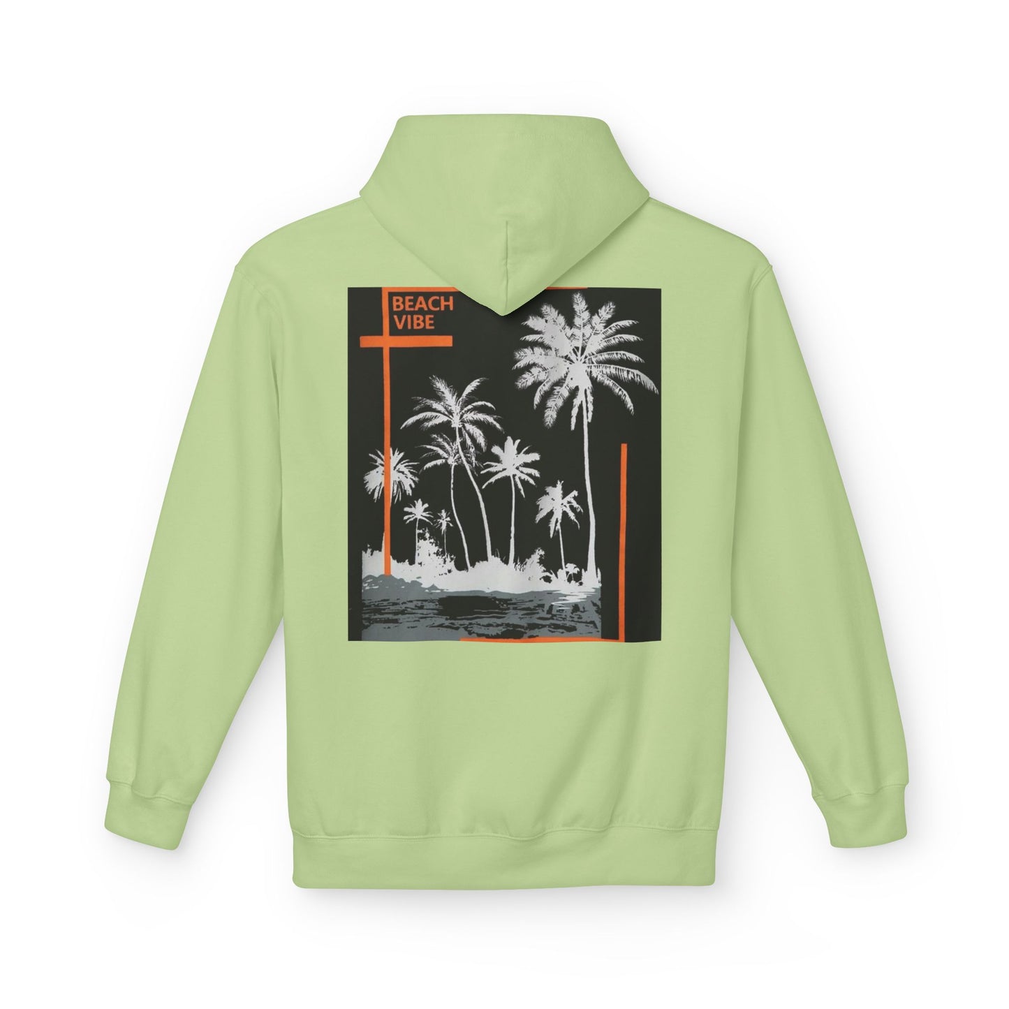 Beach Vibe Unisex Fleece Hoodie, Summer Fashion, Casual Wear, Gift for Her/Him, Cozy Lifestyle, Chill Out Apparel