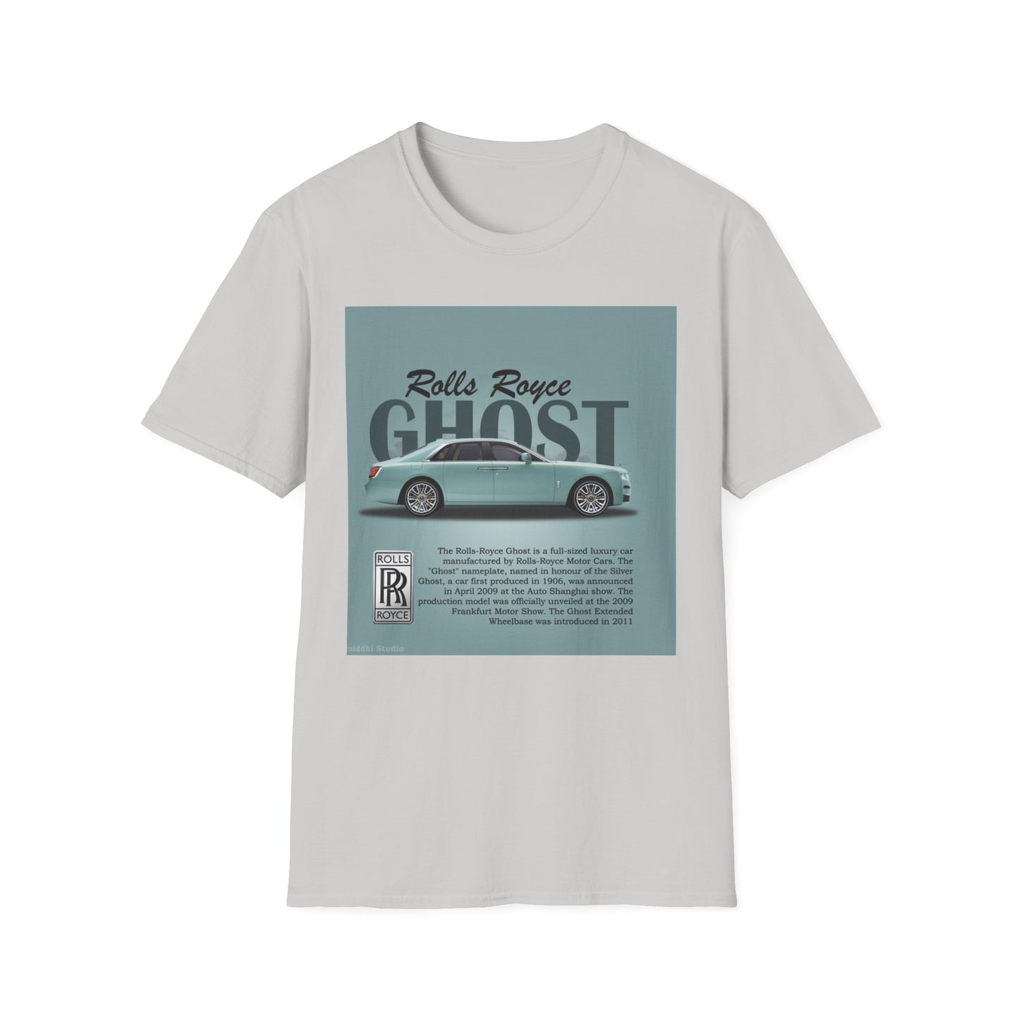 Vintage Rolls Royce Ghost T-Shirt - Classic Car Enthusiast Tee