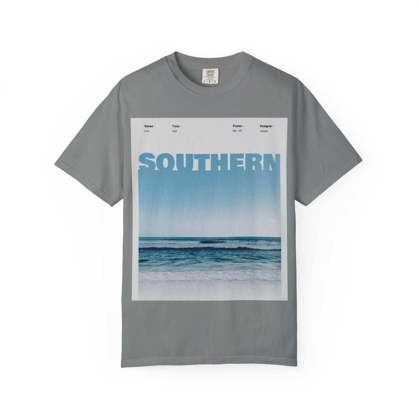 Southern Beach Photo T-Shirt — Ocean Waves Graphic Tee