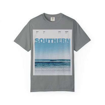 Southern Beach Photo T-Shirt — Ocean Waves Graphic Tee