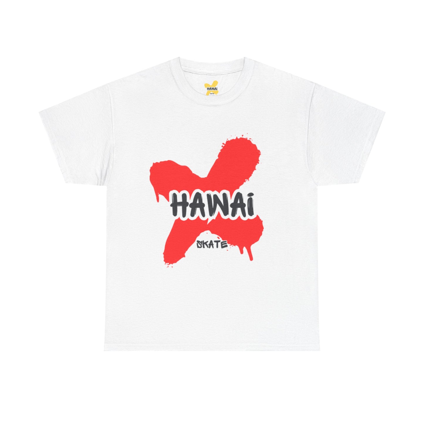 Hawaii Skate Unisex Heavy Cotton Tee - Bold Graphic Design for Skate Enthusiasts