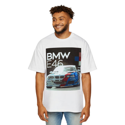 BMW E46 Racing Tee — Mens Oversized Car Graphic T-Shirt