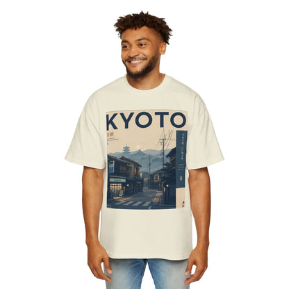 Kyoto Vintage Travel Tee — Japanese Street Scene Graphic T-Shirt