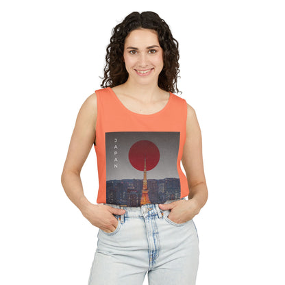 Tokyo Vintage Poster Tank — Japan Cityscape Graphic Tank Top