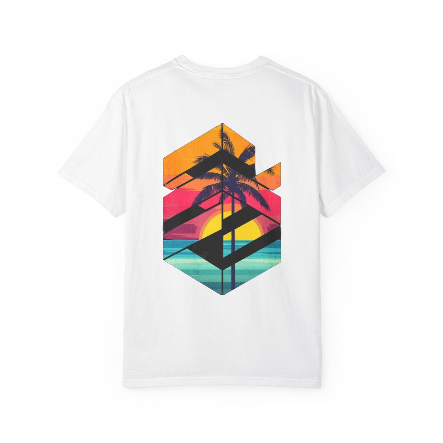 Tropical Sunset Unisex T-Shirt | Beach Vibes & Relaxation