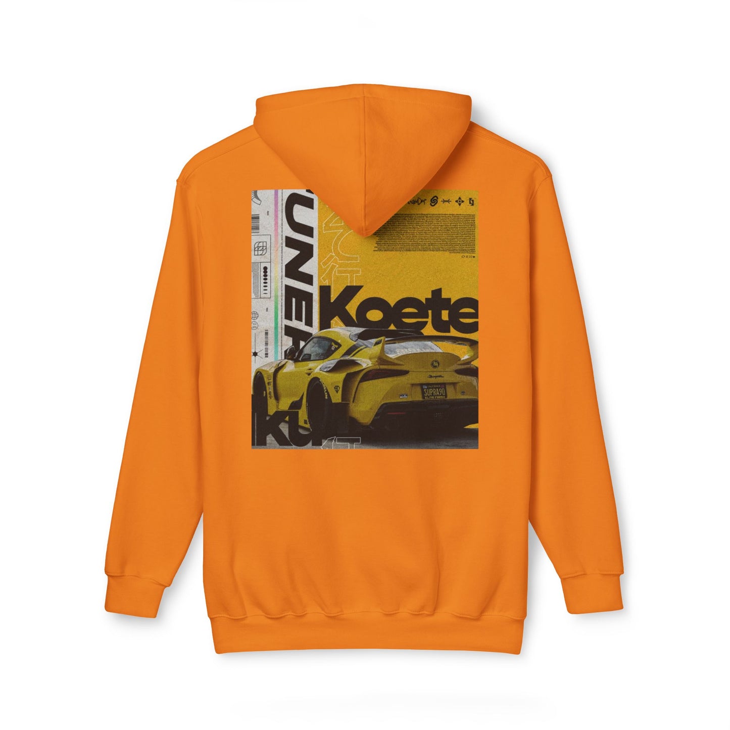 Unisex Hooded Sweatshirt with Car Graphic - Perfect for Automobiles Enthusiasts